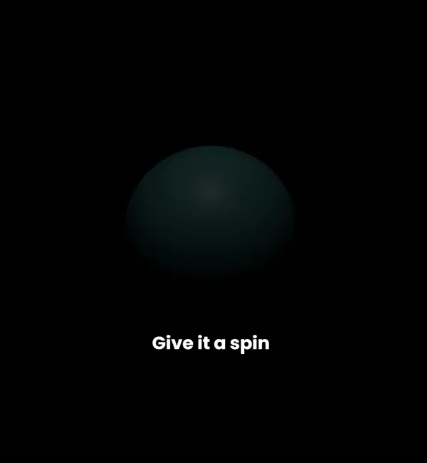 a spinning ball